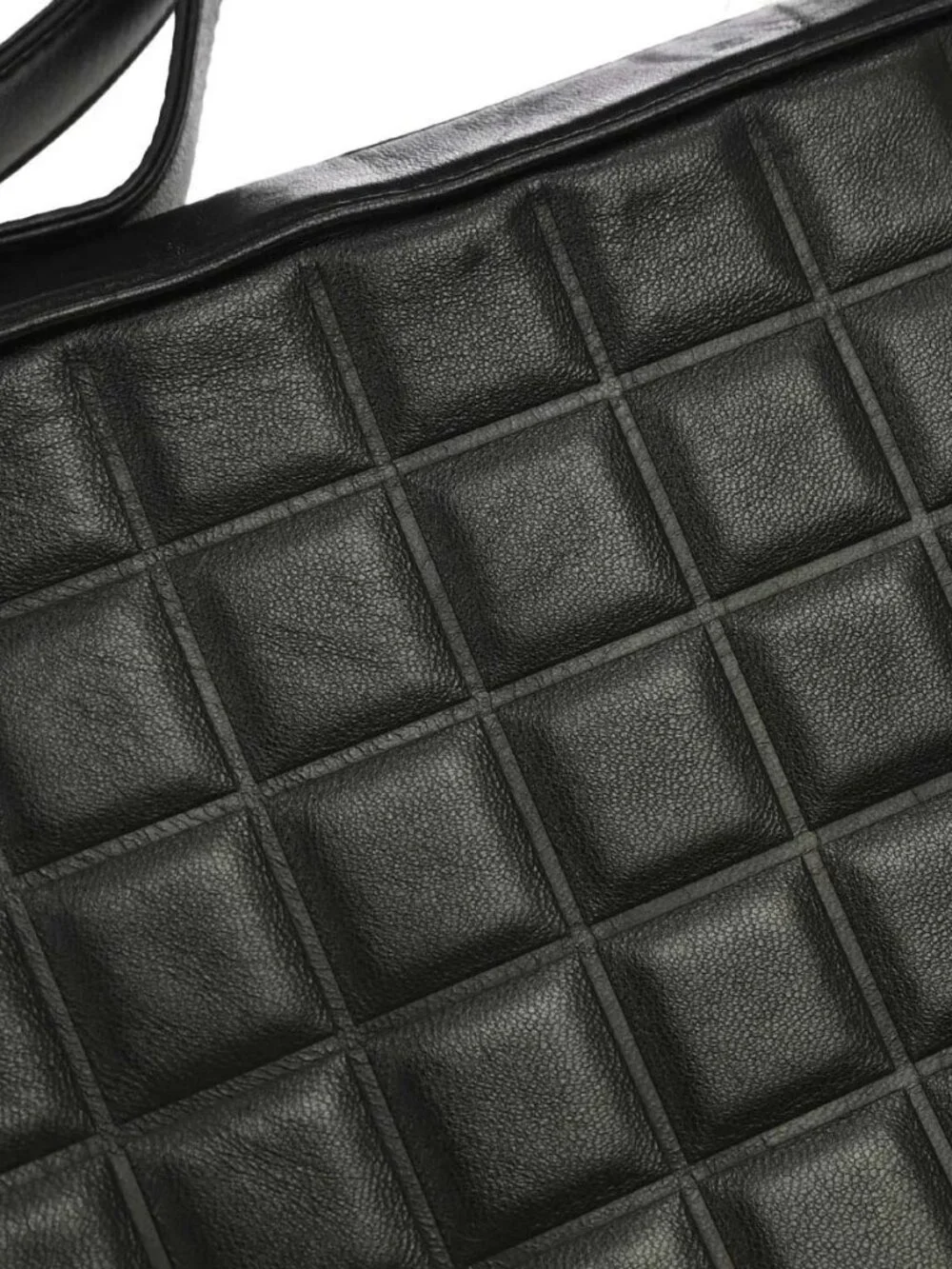 Chanel Black Lambskin Choco Bar Shoulder Bag 179183